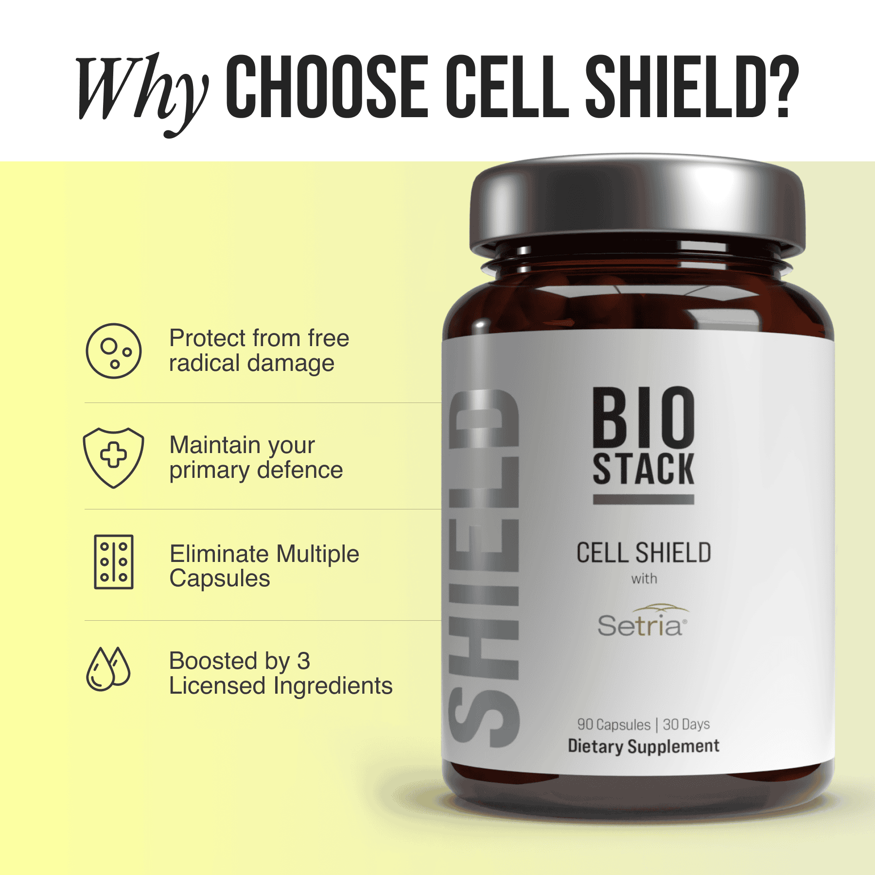 Cell Shield — Curcumin C3® Complex by BioStack