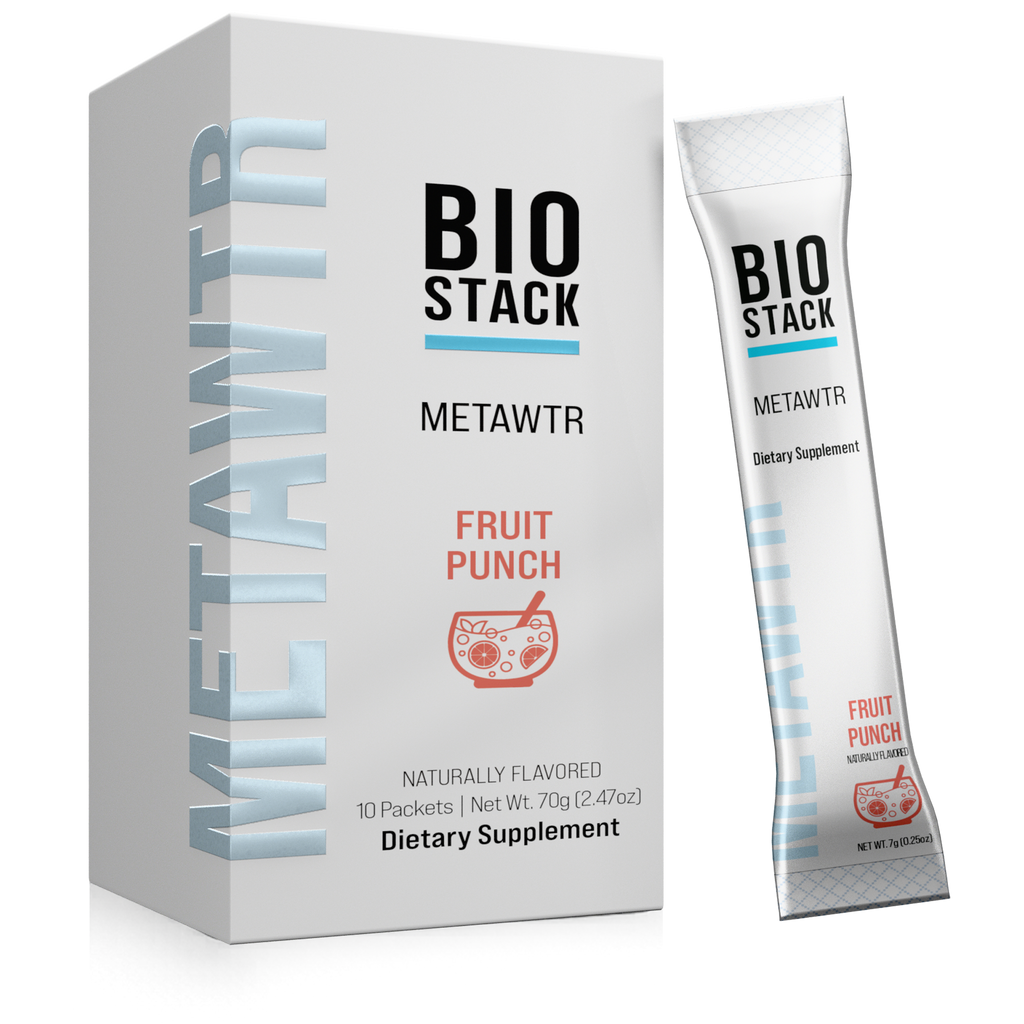 MetaWTR Hydration Drink Mix — Fruit Punch (10 Stick Pack)