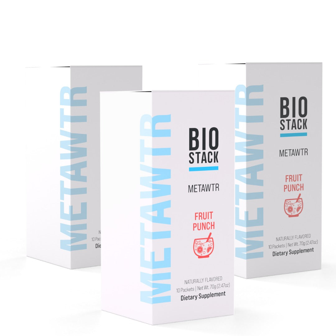 MetaWTR Hydration Drink Mix — Fruit Punch (10 Stick Pack)