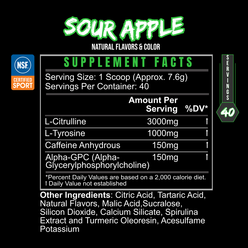 Pre Game — Customizable Caffeine Pre-Workout