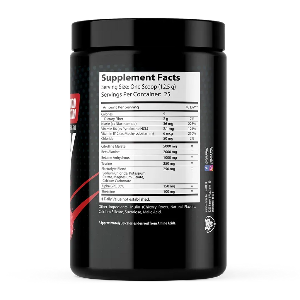 VELOCITY — Caffeine-Free Non-Stimulant Pre-Workout for Runners