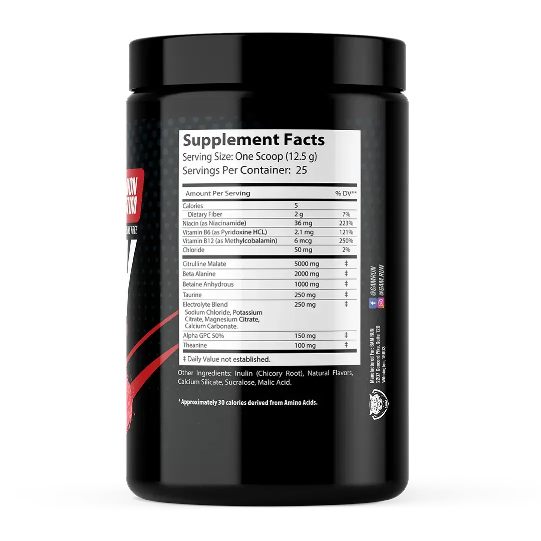 VELOCITY — Caffeine-Free Non-Stimulant Pre-Workout for Runners
