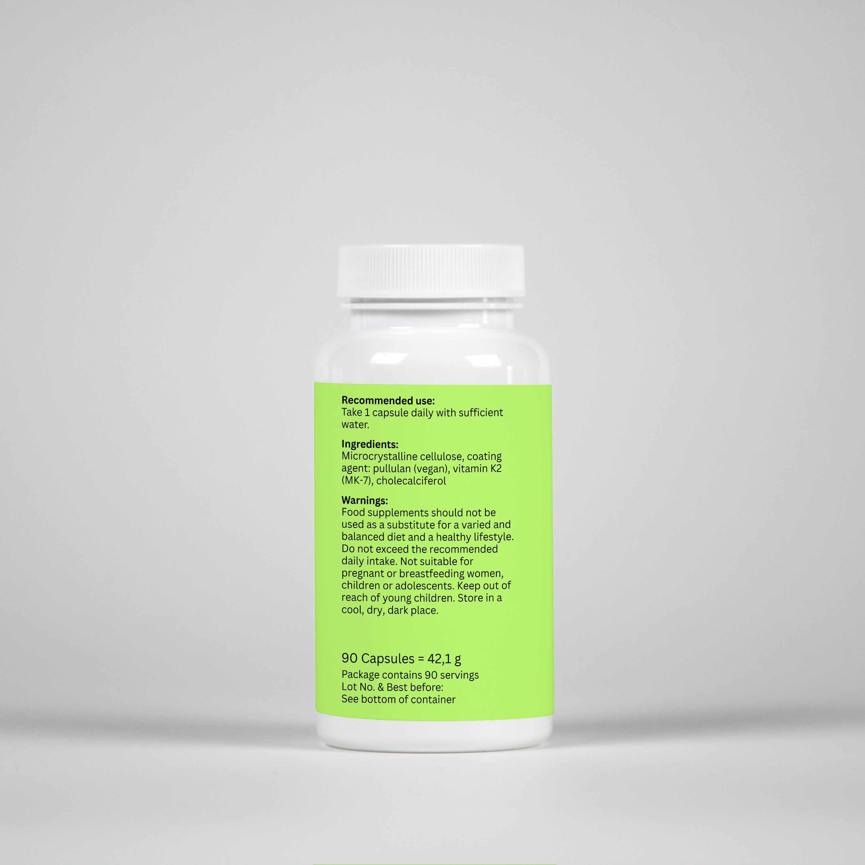 Vitamin D3 + K2 – 90 Capsules