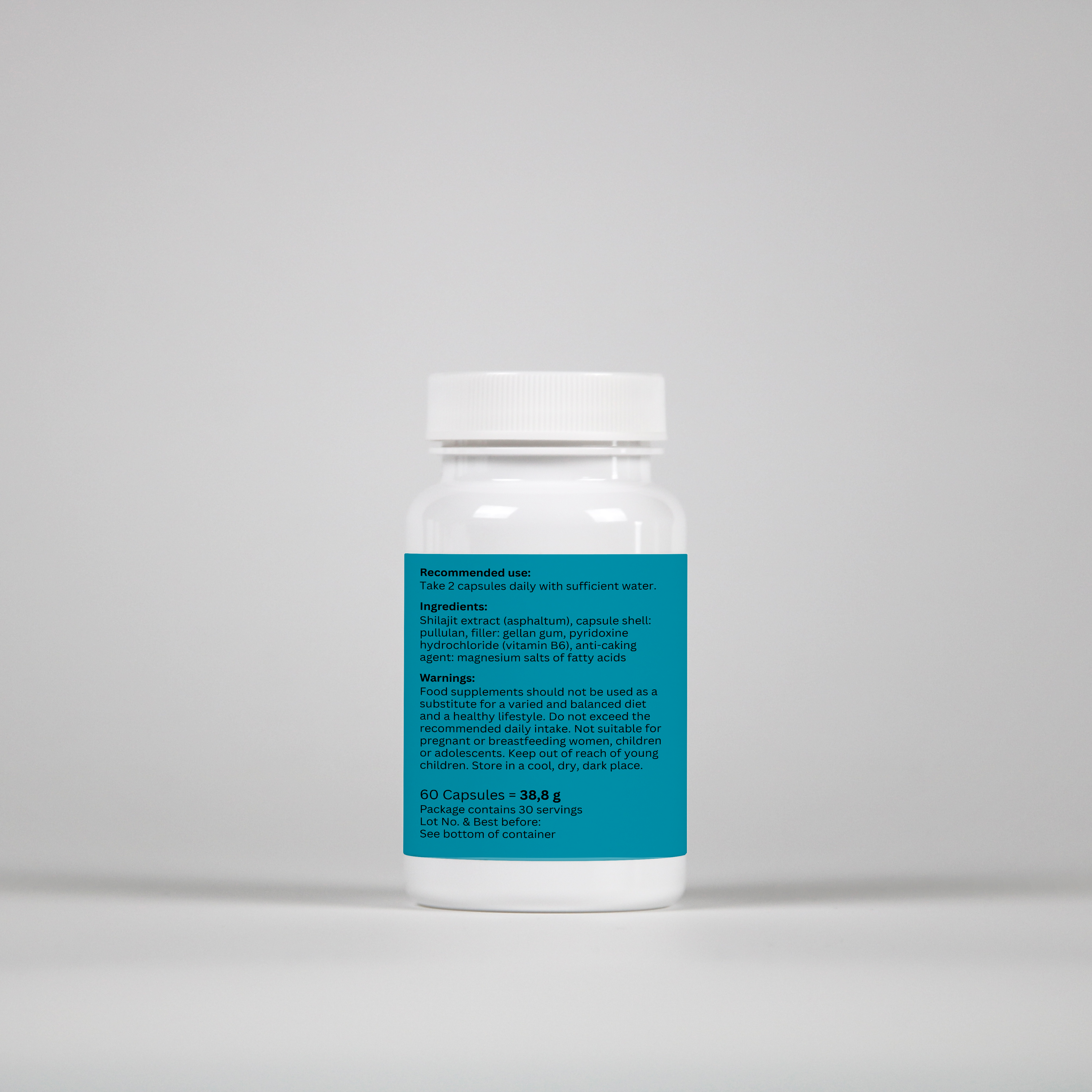 Shilajit + Vitamin B6 - 60 Capsules