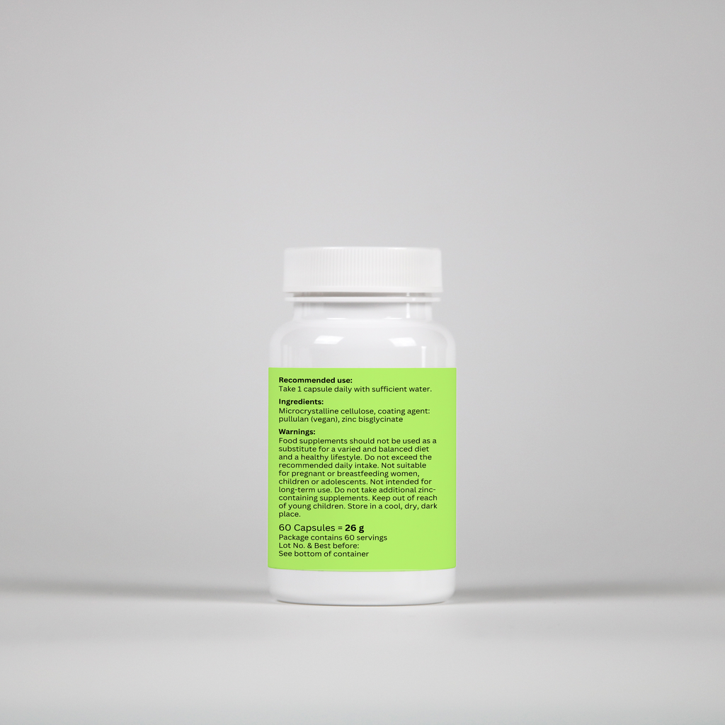 Zinc Bisglycinate – 60 Capsules