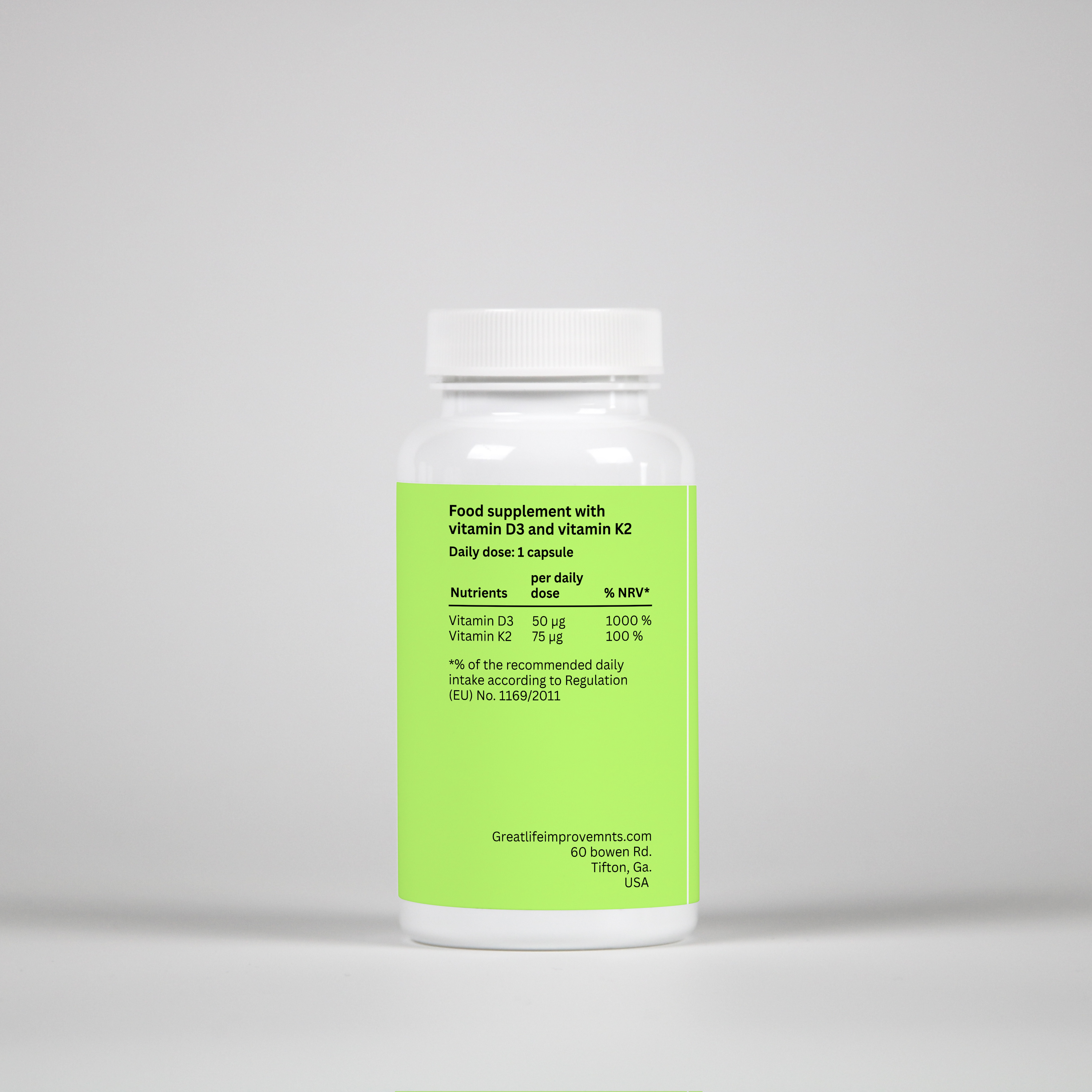 Vitamin D3 + K2 – 90 Capsules