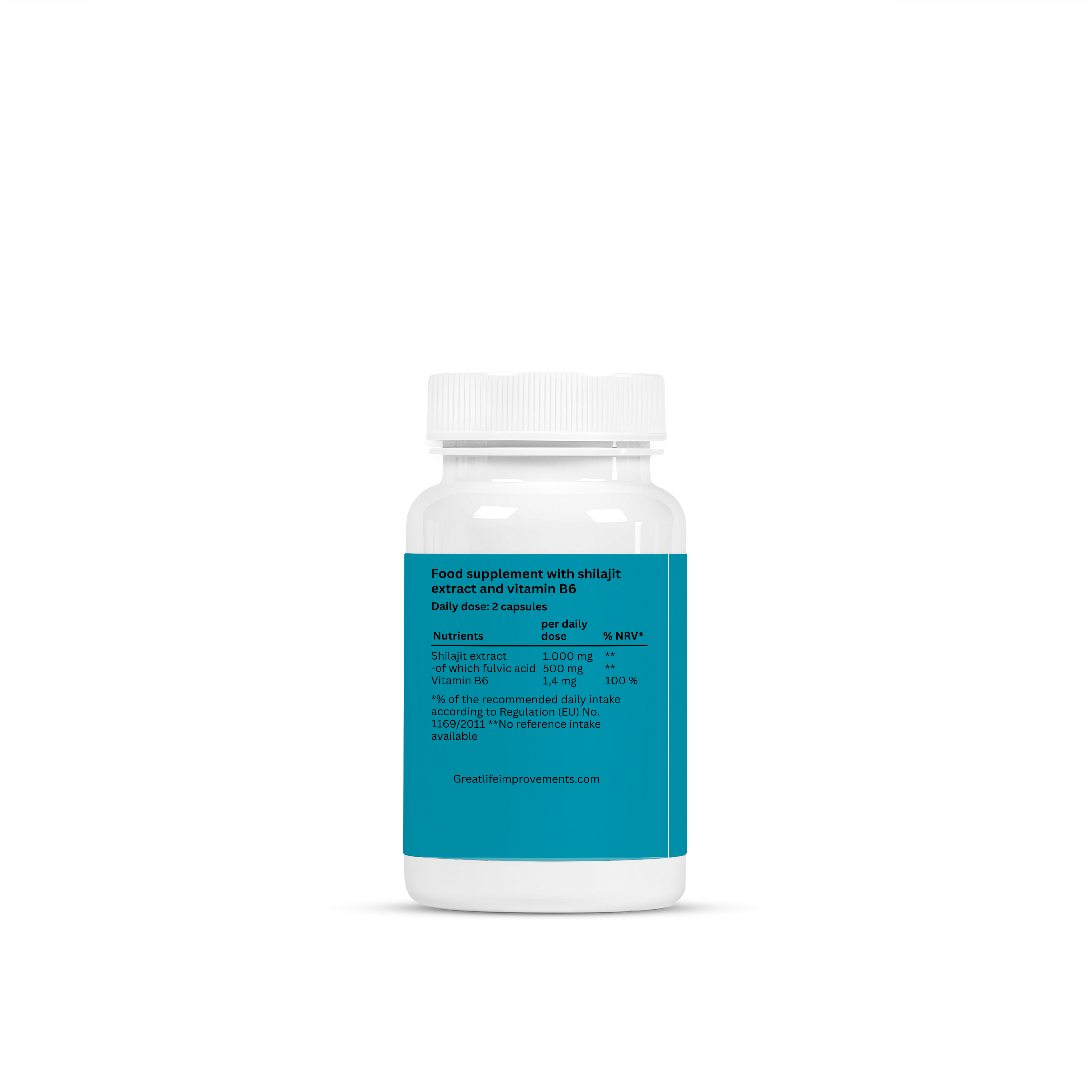 Shilajit + Vitamin B6 - 60 Capsules