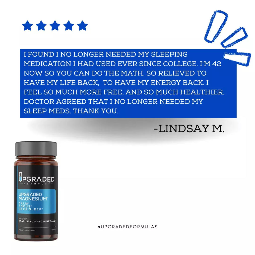 Upgraded Nano Magnesium — Clinically Shown to Improve Deep Sleep & REM Sleep