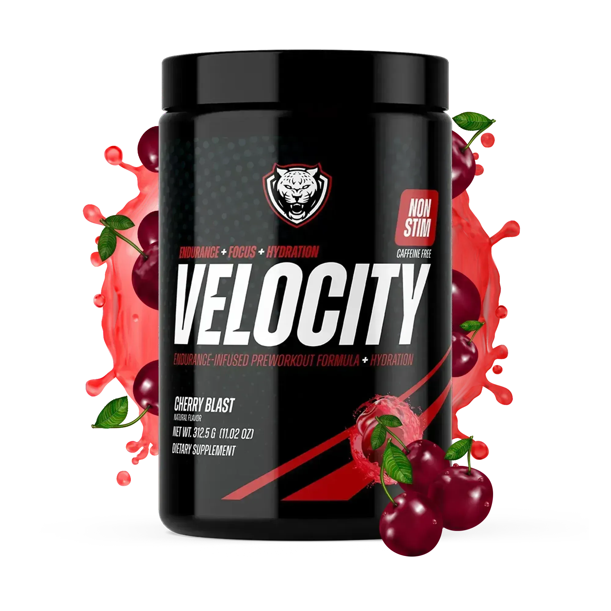 VELOCITY — Caffeine-Free Non-Stimulant Pre-Workout for Runners
